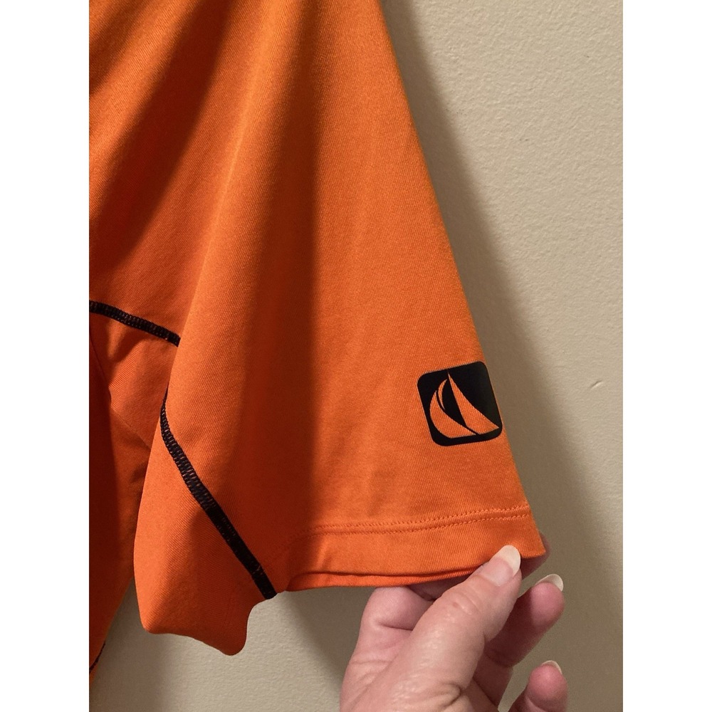Ralph Lauren RLX Offshore Sailing‎ Team T-Shirt Orange Graphics Sz Small - Picture 4 of 6